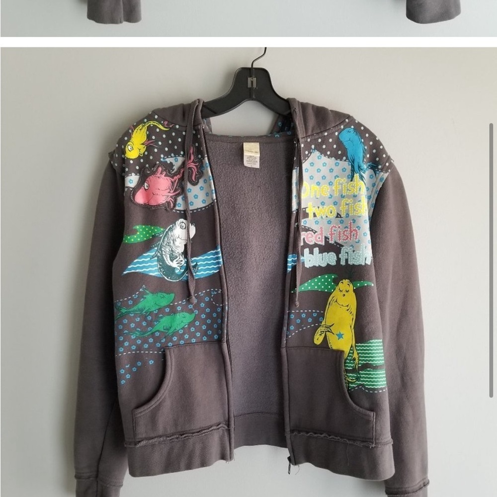 Dr Seuss Zippered Hoodie Jacket Size L - Picture 10 of 10